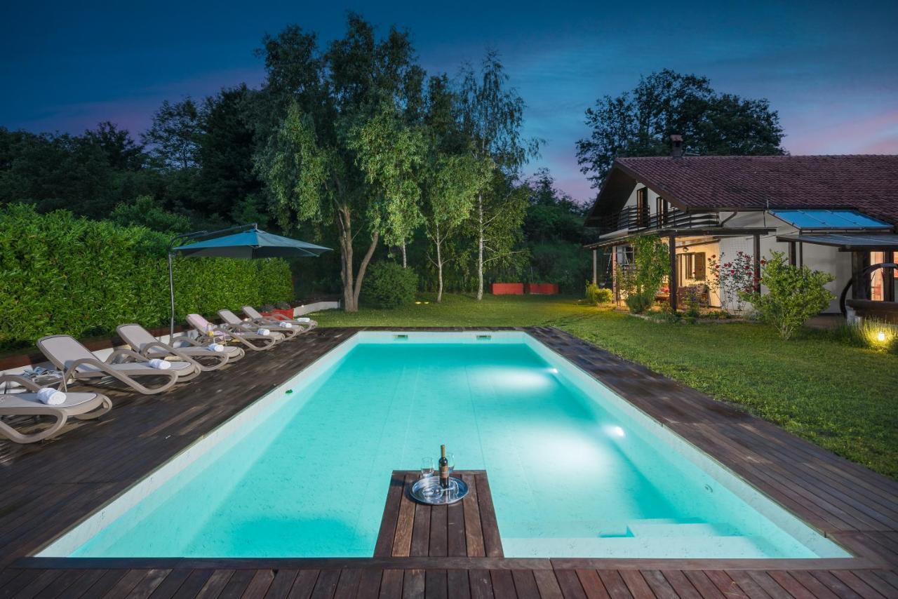 Villa Bella, Villa With Heated Pool Cerovlje Exterior photo